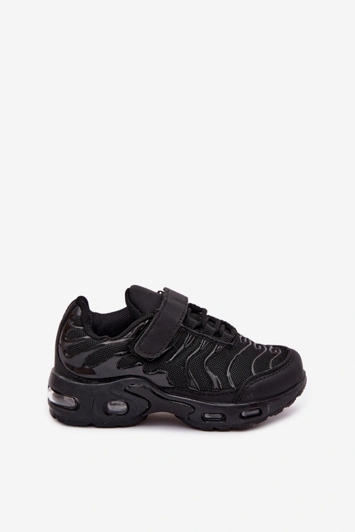 Sneakersy Dziecięce Na Rzep Czarne Rider