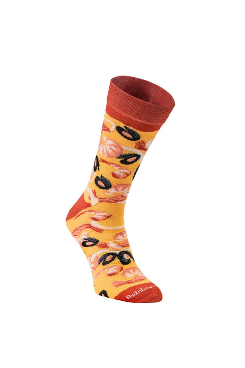 Skarpetki Rainbow Socks Pizza 4 Pary Pepperoni Owoce Morza Włoska