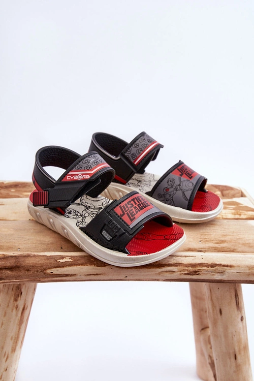 Dziecięce Sandałki Grendene Kids JJ385011 Czarno-Czerwone