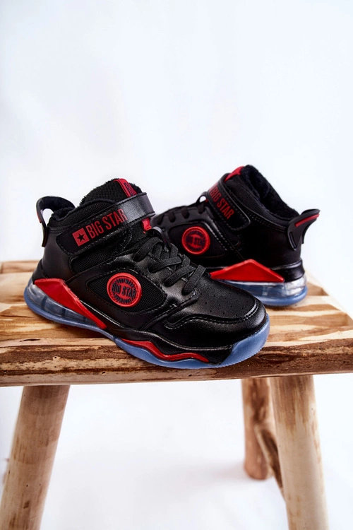 Dziecięce Ocieplane Buty Sportowe Big Star KK374095 Czarne
