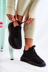 Damskie Buty Sportowe Wsuwane Czarne Livia 