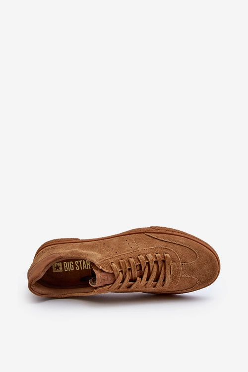 Trampki Męskie Zamszowe Big Star NN174186 Camel