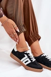 Sneakersy Buty Sportowe Zamszowe Vinceza 79517 Czarne