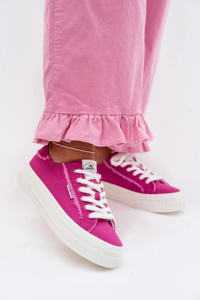 Trampki Damskie Na Platformie O`NEILL SPINNA C WOMEN LOW 90261009.06R Fuksja