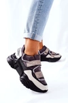 Damskie Sportowe Buty Sneakersy Czarne Katerini