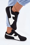 Sneakersy Damskie Czarne Maple