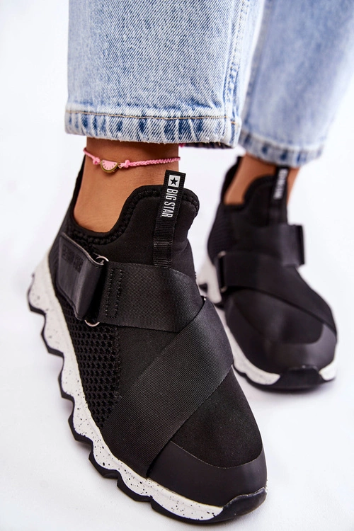 Damskie Sneakersy Big Star KK274547 Czarne
