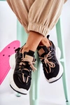 Sneakersy Sportowe Buty Damskie Czarne Someday