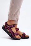 Damskie Sandały Lee Cooper LCW-24-34-2608 Fuksja