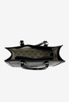 Lakierowana Torebka Z Tłoczonym Wzorem NOBO BAG6150-M20 Czarna
