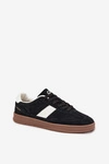 Zamszowe Sneakersy Damskie Vinceza 14029 Czarne