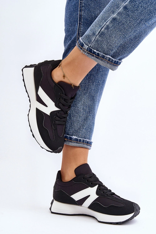 Buty Sportowe Damskie Czarne Chloette