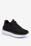 Damskie Sznurowane Buty Sportowe Czarne Lavarone