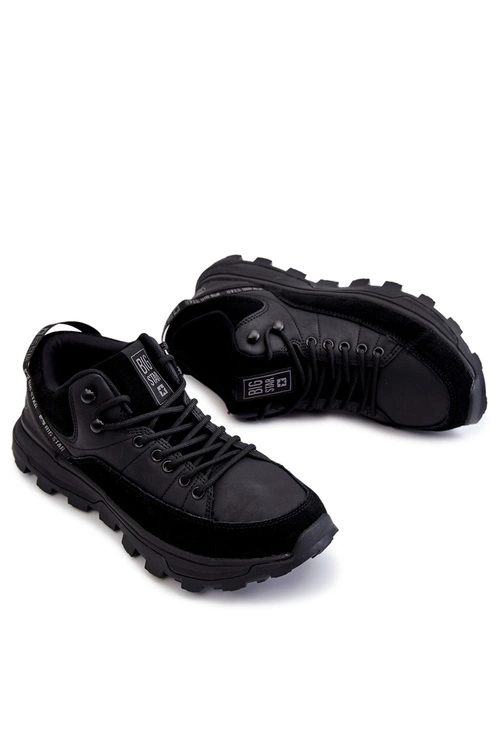 Męskie Buty Sportowe Trapery Big Star KK174244 Czarne