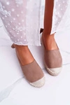 Espadryle Damskie Tenisówki Khaki Moriente