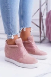 Sneakersy Damskie Różowe Lu Boo Cekiny PinkSugar