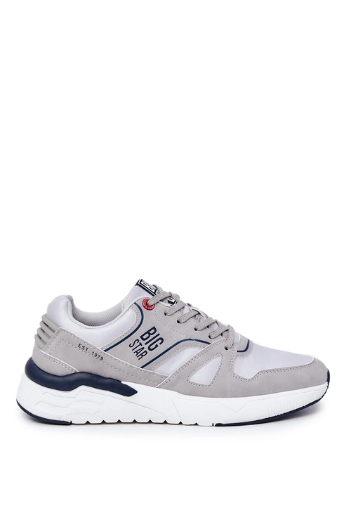 Męskie Sneakersy Big Star JJ174276 Szare