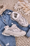 Dziecięce Sportowe Buty Sneakersy Z Przezroczystą Podeszwą Białe Bailey