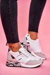 Sportowe Damskie Buty Białe Figure