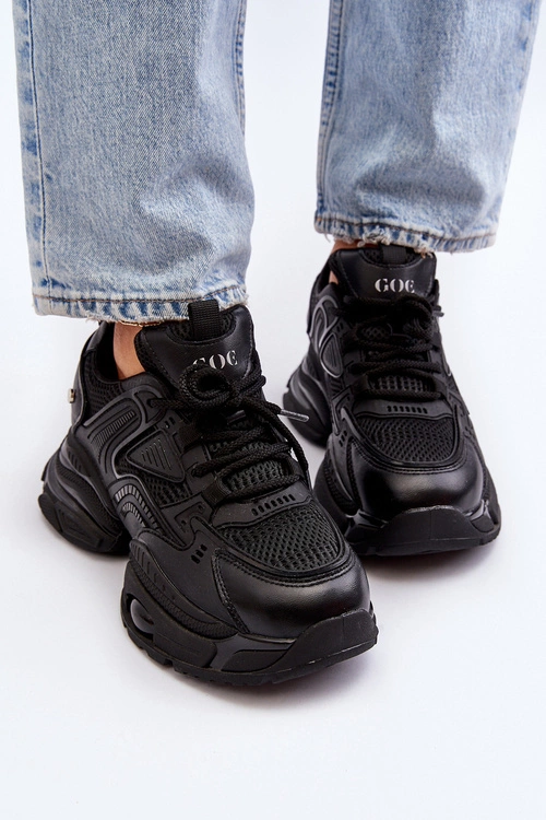 Sneakersy Na Masywnej Podeszwie GOE NN2N4045 Czarne