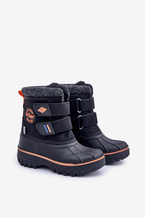 Śniegowce Dziecięce Na Rzepy Lee Cooper LCJ-24-44-2865K Czarne