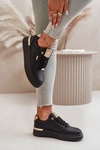 Sneakersy Damskie Na Platformie Big Star OO274758 HI-POLY SYSTEM Czarne