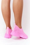 Damskie Sportowe Buty Slip-on Fuksja Yoga Class