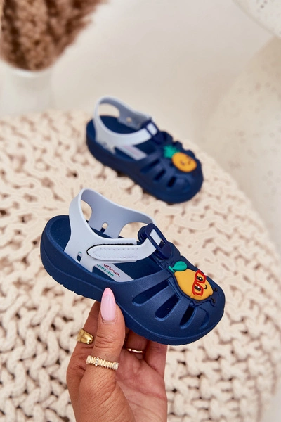 Sandałki Dziecięce Na Rzep Owoce 83615 Ipanema Summer XIV Baby Granatowe