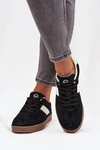 Zamszowe Sneakersy Damskie Vinceza 14029 Czarne