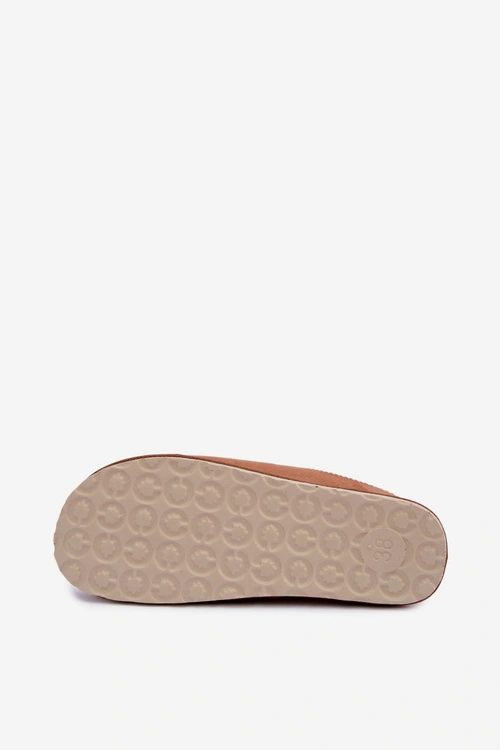 Obuwie Domowe Kapcie Damskie Inblu CS000034 Camel