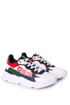 Męskie Sportowe Buty Memory Foam Big Star HH174208 Biało-Granatowe
