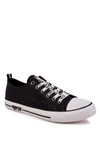 Męskie Skórzane Trampki Big Star KK174047 Czarne 