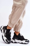 Damskie Sneakersy Skarpetkowe Wsuwane Czarne Keaton
