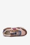 Zamszowe Sneakersy Męskie Na Platformie Big Star RR174475 Hi-Poly System Beżowe