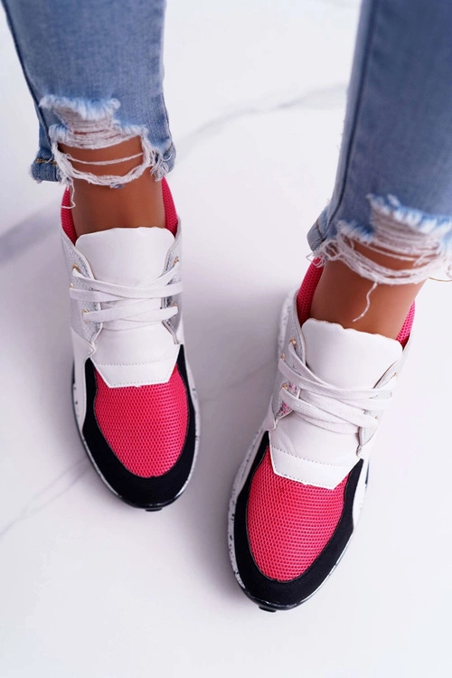 Sportowe Damskie Buty Lu Boo W Panterkę Białe Malibu