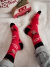 Skarpetki Męskie Świąteczne Renifery MERRY CHRISTMAS Czerwone